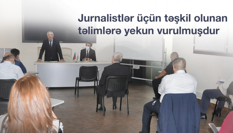 Jurnalistlər üçün təşkil olunan təlimlərə yekun vurulmuşdur