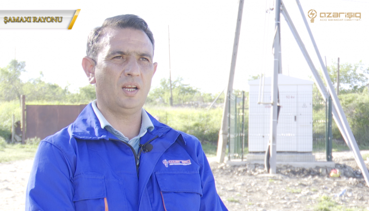 Şamaxının Səfalı və Kərkənc kəndlərinin elektrik şəbəkəsi yenidən qurulub.