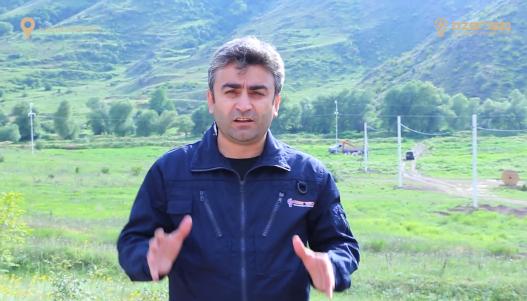 Laçın rayonunda 35 kV-luq yeni elektrik xətti çəkilib.