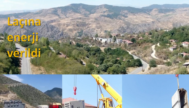 LAÇIN ŞƏHƏRİ, ZABUX VƏ SUS KƏNDLƏRİNDƏ AZƏRBAYCAN İŞIĞI YANDI
