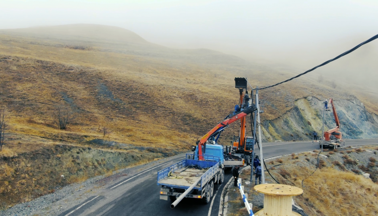 “Azərişıq” ASC Kəlbəcər rayonunun Zod yaşayış məntəqəsi istiqamətində 35 kV-luq xəttin çəkilişini yekunlaşdırıb