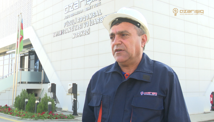 "Azərişiq” ASC Füzuliyə köçürülən sakinləri işlə təmin edir.