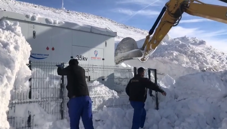 “Azərişiq” ASC Kəlbəcərdə yenidənqurma işlərini davam etdirir.