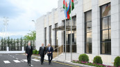 İlham Əliyev “Azərişıq” ASC-nin “Xocalı” yarımstansiyasının və Rəqəmsal İdarəetmə Mərkəzinin açılışında iştirak edib