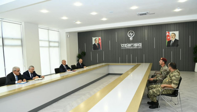 “Azərişıq” ASC-nin sədri Vüqar Əhmədov Ağdamda vətəndaşları qəbul edib